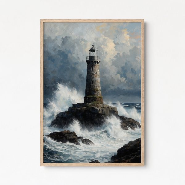 Affiche « Le phare dans la tempête »