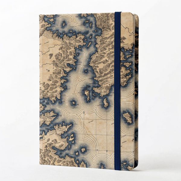 Carnet carte marine